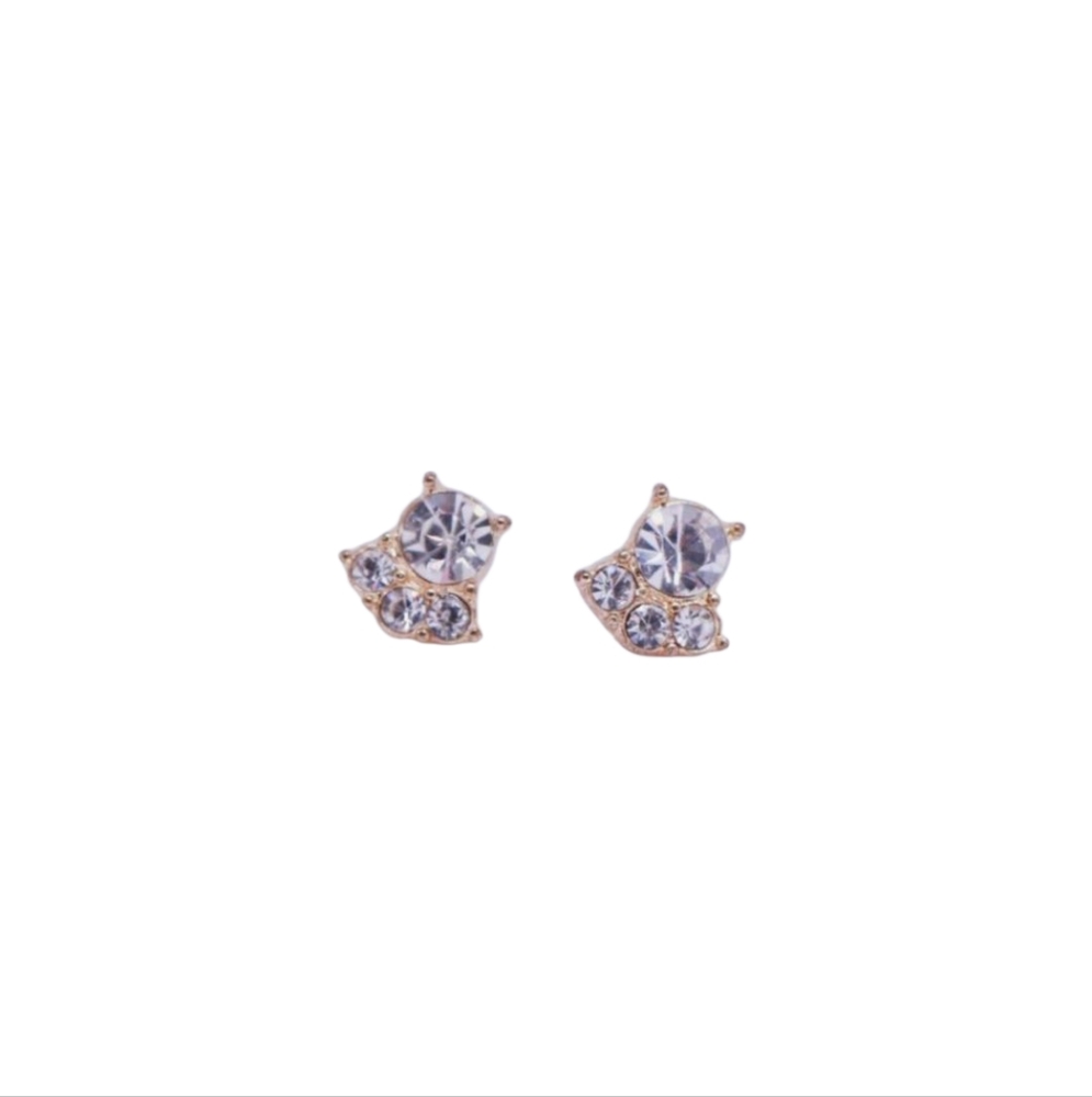 Gold stud earrings hypoallergenic nickle and lead free‎